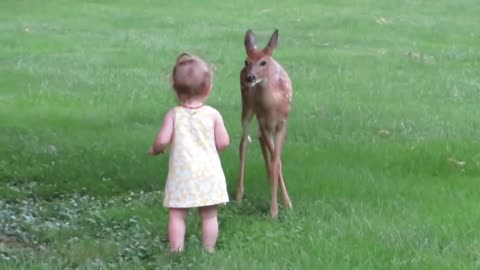 My niece and her new friend.