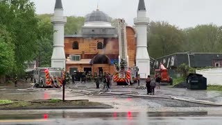Investigators: Two-alarm fire at Connecticut mosque was intentional