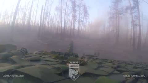 New Footage from an AZOV Tank Group
