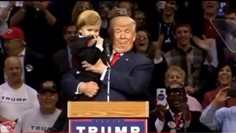 Donald J Trump and a very special kid