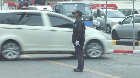 Thai traffic cop