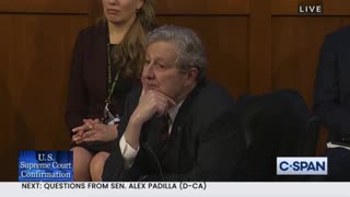 SCOTUS Nominee BLOVIATES When Sen Kennedy Asks About When Life Begins