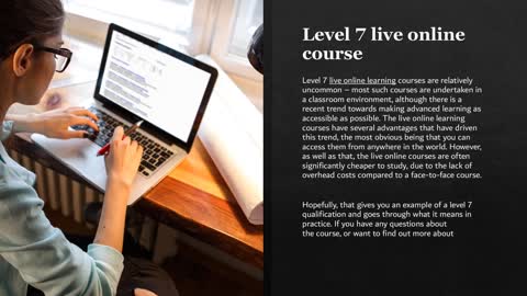 Level 7 qualification From UK