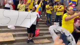 Colombianos reunidos en Philadelphia