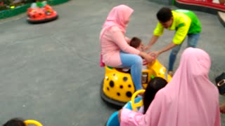 Best Funny Family Trip Video Riding a mini car