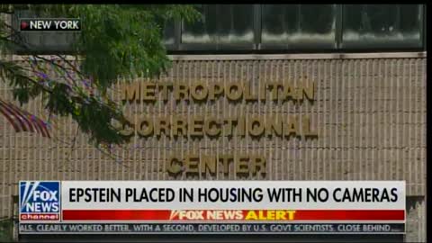 Fox News report on prison guard watching Epstein