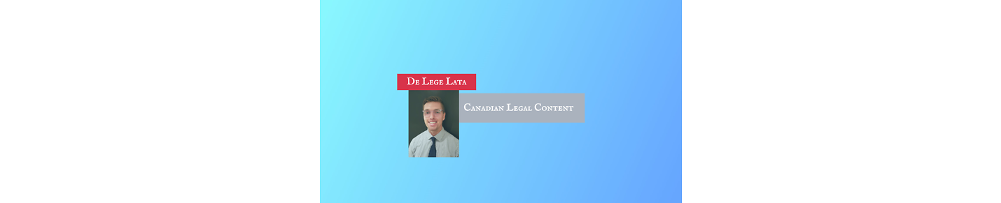 De Lege Lata: The Law as it is