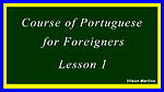 VM COURSE OF PORTUGUESES FOR FOREIGNERS