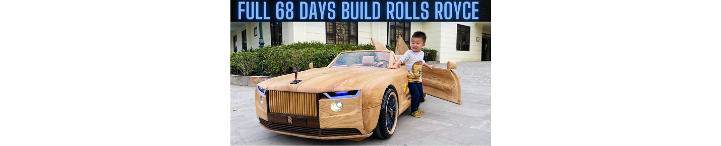 Full 68 Days Build Rolls Royce Boat Tail For My Son 