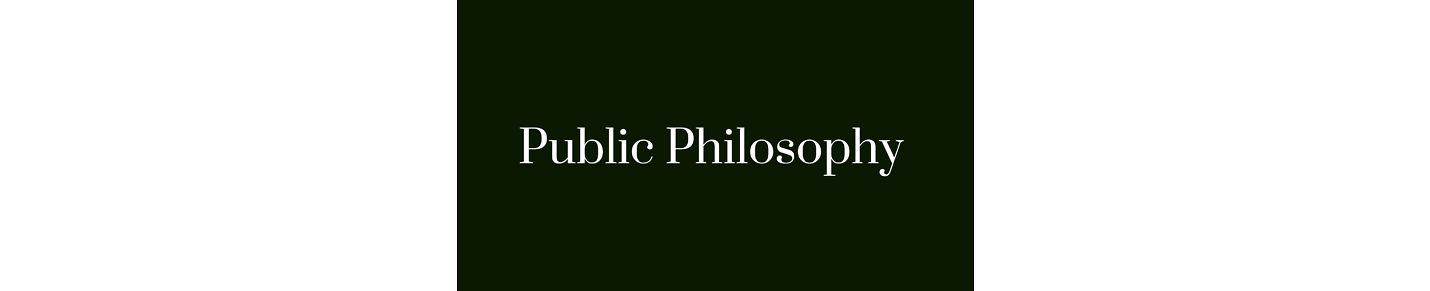 Public Philosophy